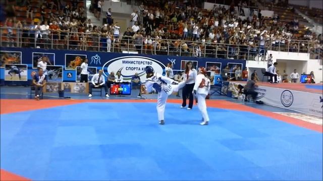 Тхэквондо. Финал первенства России до 14 лет. 51 кг. Ефанова - Егармина смотреть онлайн