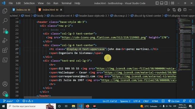 BootStrap 5 FrameWork / HTML & CSS смотреть онлайн