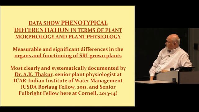Norman Uphoff on the System of Rice Intensification (SRI) - What has been Learned? смотреть онлайн