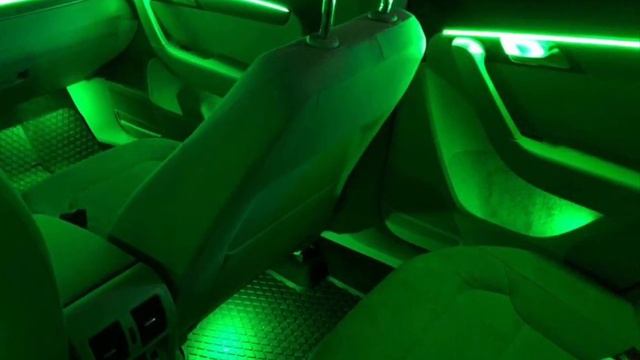 Установка подсветки салона на автомобиль Фольксваген в Спб смотреть онлайн