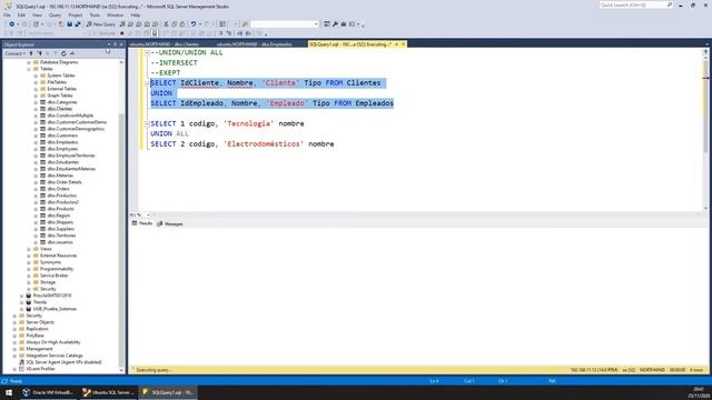 47 - Unir Result Sets: UNION y UNION ALL [SQL SERVER] смотреть онлайн
