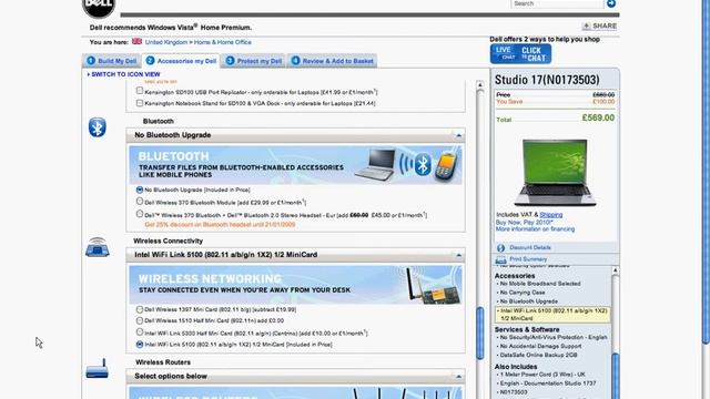 Dell 17'' Studio with Intel WIFI Link 5100 смотреть онлайн