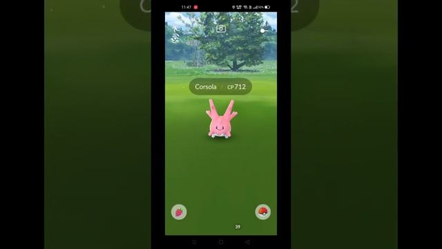 pokemon-Catch Corsola ??? // pokemon go game play in India смотреть онлайн