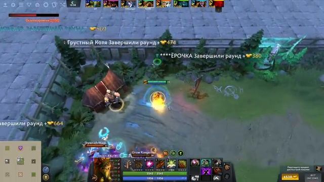 МОЯ ДЕВУШКА ВЫБИРАЕТ ГЕРОЯ И СКИЛЫ, А Я ПЫТАЮСЬ ВЫИГРАТЬ в CUSTOM HERO CHAOS / ДОТА 2 смотреть онлайн