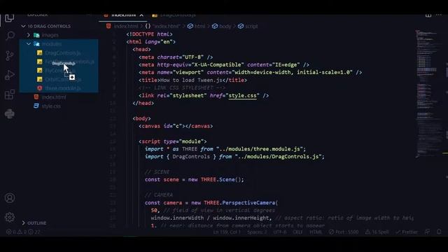8a How to import DragControls into three.js смотреть онлайн