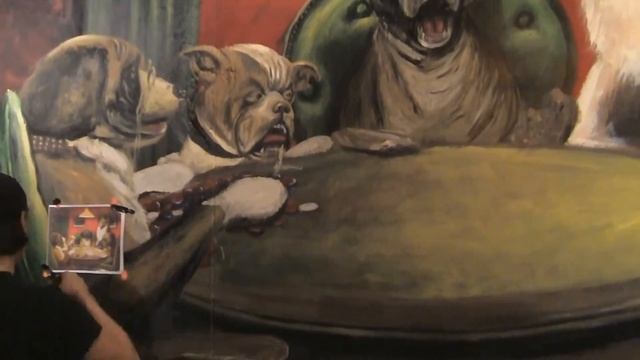 Dogs Playing Poker Mural смотреть онлайн