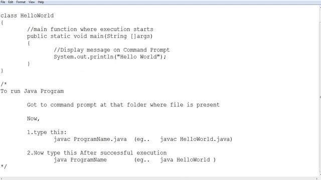How to Compile and Run Java Program in CMD смотреть онлайн
