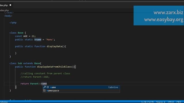 #11 Scope Resolution Operators in OOP PHP | Object Oriented PHP Tutorial | PHP Tutorial смотреть онлайн