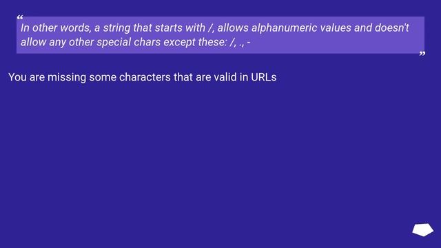 Regex: validate a URL path with no query params смотреть онлайн