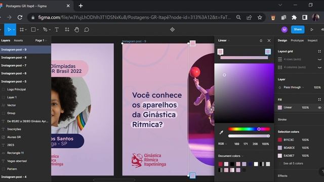 Tutorial de postagem no Figma — Social Media смотреть онлайн