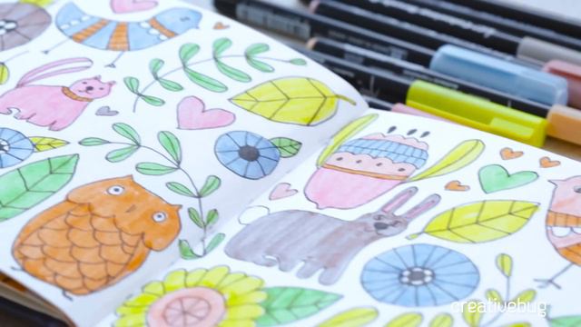 More Sketchbook Explorations with Lisa Congdon | Creativebug смотреть онлайн
