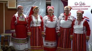 Мордовская песня: Пандо прясо тол палы (На горе горит огонь). Солист - Нина Прохорова. Казань.