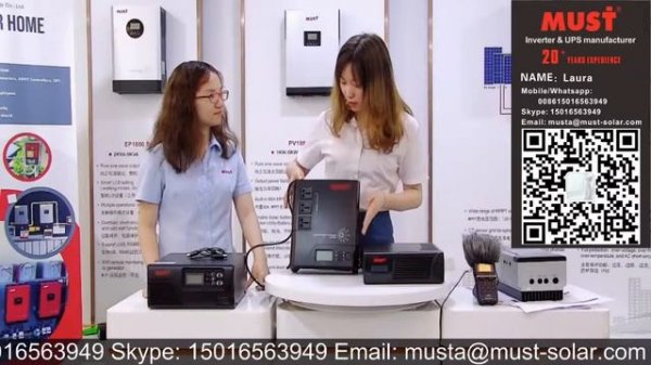 #MUST EP2000 Power Inverter explainer video (by: Spencer&Laura)