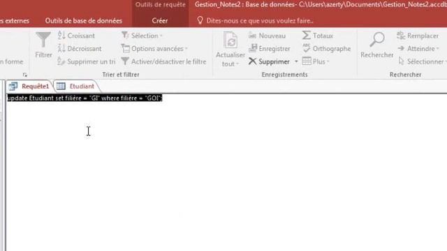 SQL: Mise ajour des données (Update & Access) смотреть онлайн