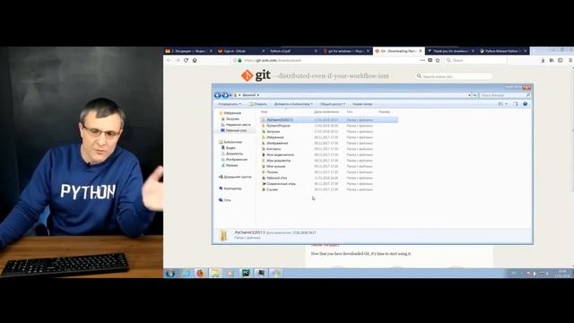 1 7 Установка Git на Windows смотреть онлайн
