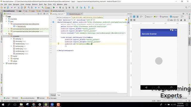 Beautiful Circular Menu tutorial in Android Studio смотреть онлайн