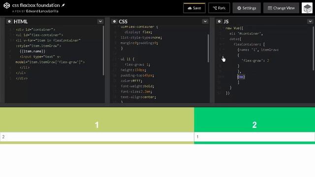 【Flexbox & Vuejs】 flex grow смотреть онлайн