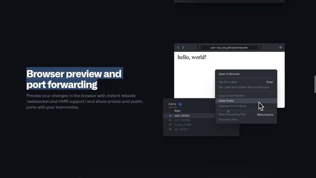 Running Visual Studio Code on Chrome browser // GitHub Codespaces Tutorial смотреть онлайн