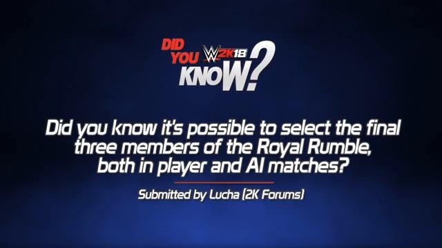 WWE 2K18 Did You Know?: Royal Rumble Entry Order, Chamber Entrances & More! (Episode 27) смотреть онлайн