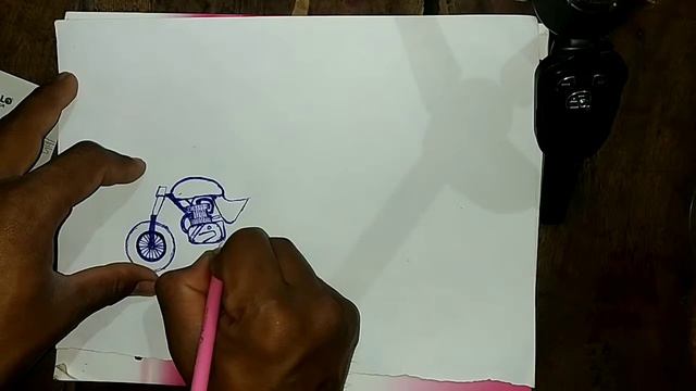 Commuter motercycle making | drawing | ROYAL BIKERZ JBP смотреть онлайн