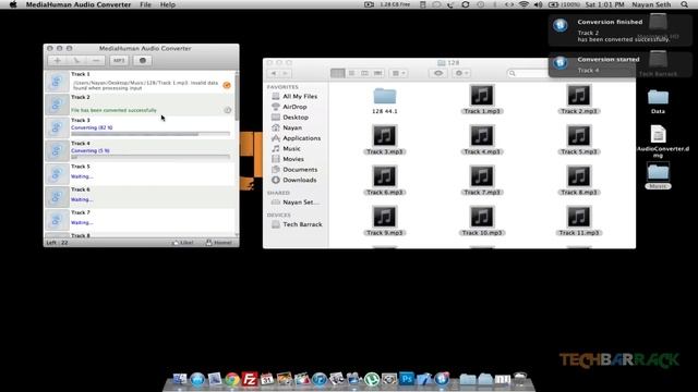Mac Tutorials [10] - Convert Any Audio File With Desired Bitrate & Sample Rate смотреть онлайн