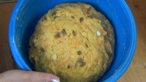 Морковный кулич - красивая пасхальная выпечка