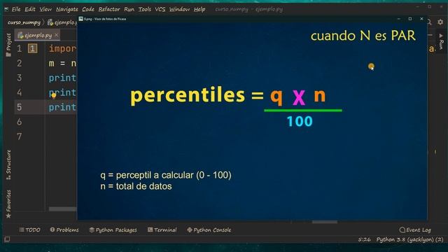 CURSO DE NUMPY BASICO ? funciones estadísticas смотреть онлайн