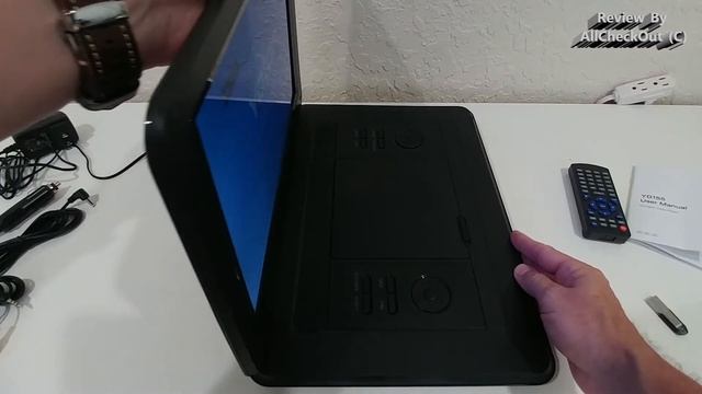 YOTON YD155 17.5" Portable DVD Player with 15.5" HD Screen QUICK REVIEW смотреть онлайн