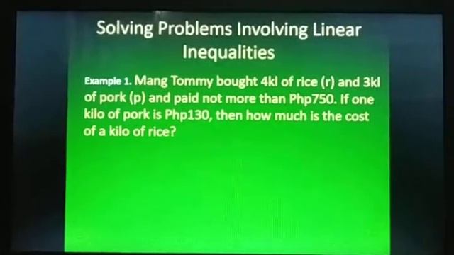 Q2 L3 Solving Problems Involving Linear Inequalities in Two Variables смотреть онлайн