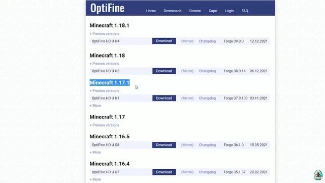 How To Install OPTIFINE with FORGE in Minecraft 1.18.2, 1.18.1, 1.18 (EASY) смотреть онлайн