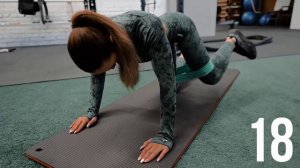 ИНСУЛЬТ ЯГОДИЦ | ТРЕНИРОВКА 20 МИНУТ С РЕЗИНКОЙ НА ЯГОДИЦЫ в домашних условиях | 22x22