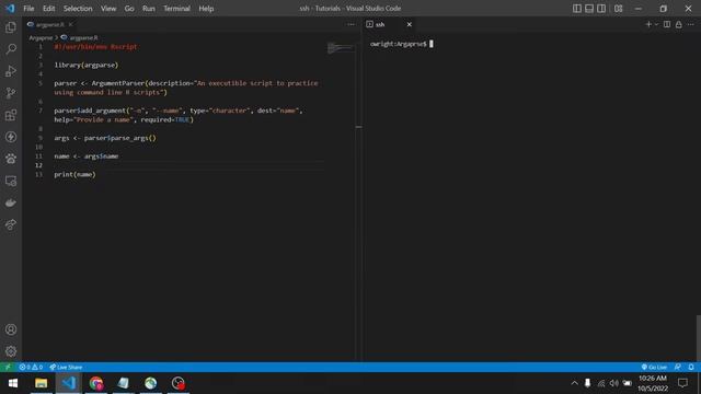 Tutorial - Create a command line R script with Argparse смотреть онлайн