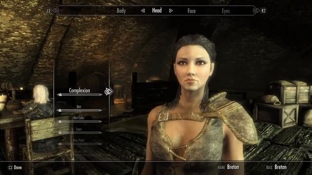 SKYRIM Female Breton Character Creation -SETTINGS BELOW -No Mods смотреть онлайн