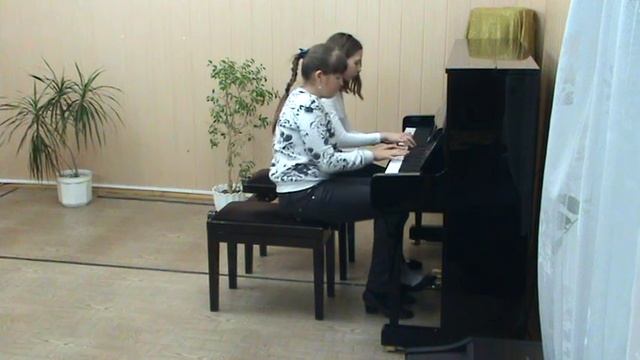 Фортепианный дуэт Городского округа Кашира : Козлова Варвара и Клычкова Ольга смотреть онлайн