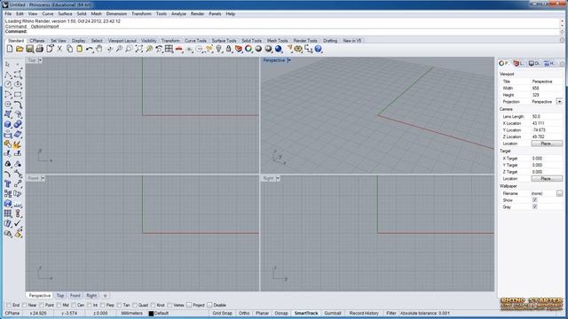 Rhino Starter. Курс быстрого старта по Rhinoceros для новичков. Вводное видео курса. смотреть онлайн