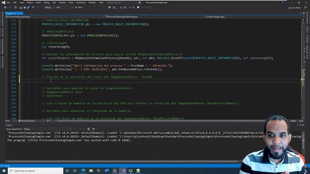 Process Hollowing Parte 1 C# - Process Injection (3/4)