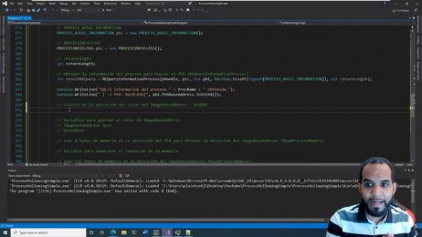 Process Hollowing parte 1 C# - Process Injection (3/4)