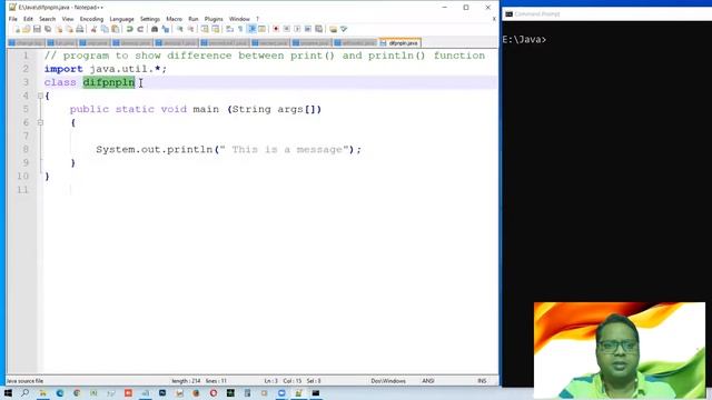 Difference Between print and println functions смотреть онлайн