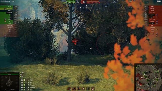 Мир танков. Патч 1.23 США. VII уровень. Super Hellcat смотреть онлайн