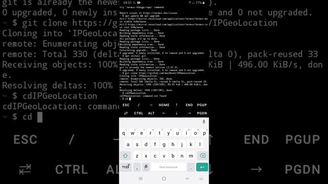 How to install IPGeoLocation in termux смотреть онлайн