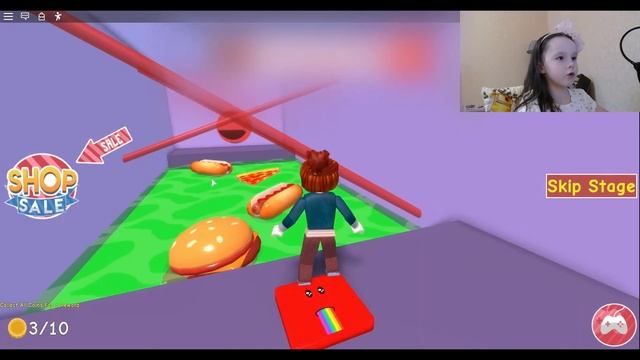 Настя играет в Побег от ЗЛОГО ХУДОЖНИКА В РОБЛОКС. Escape The Art Store Obby. Stacy Games. смотреть онлайн