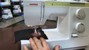 Обзор электромеханической швейной машинки Janome SeWist 725S.