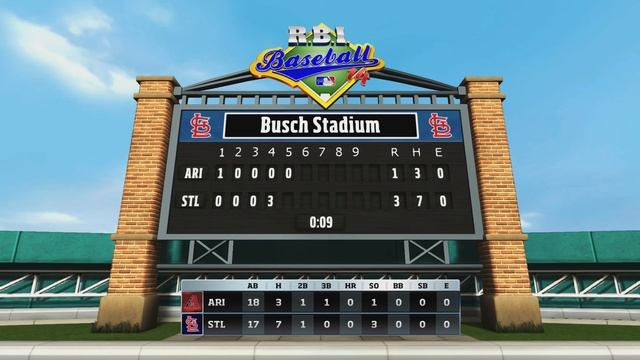R.B.I. Baseball 14 Gameplay: STL Cardinals vs ARI Diamondbacks смотреть онлайн