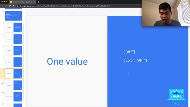 Arrays vs. Hashes смотреть онлайн