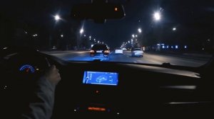 BMW X5 M vs ML63 - Street Racing at Night (Moscow)