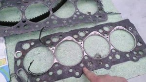 Прокладка ГБЦ, как отличить качественную от не качественных. Hyundai Starex, D4HB - 4D56.