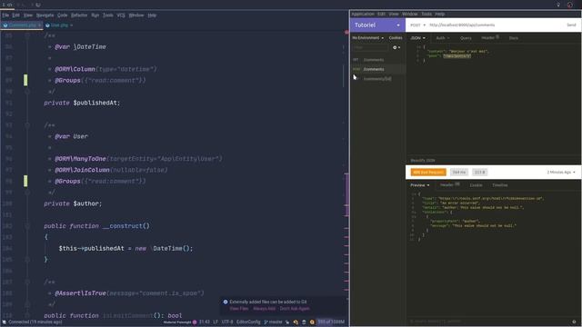Tutoriel API Platform/Symfony : Module de commentaires : API Platform смотреть онлайн