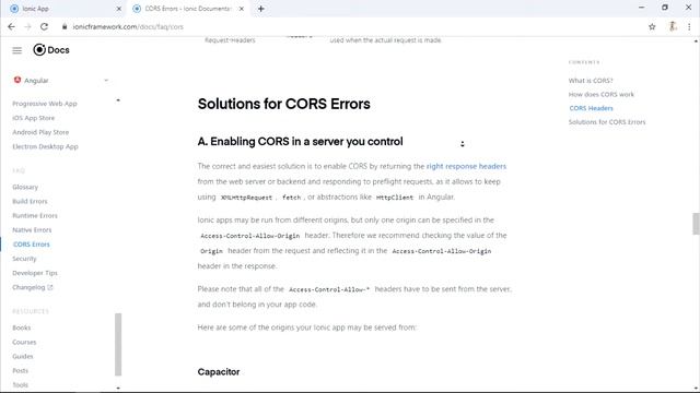 Resolvendo o problema de CORS em definitivo - HandsOn Ionic e APIs REST смотреть онлайн