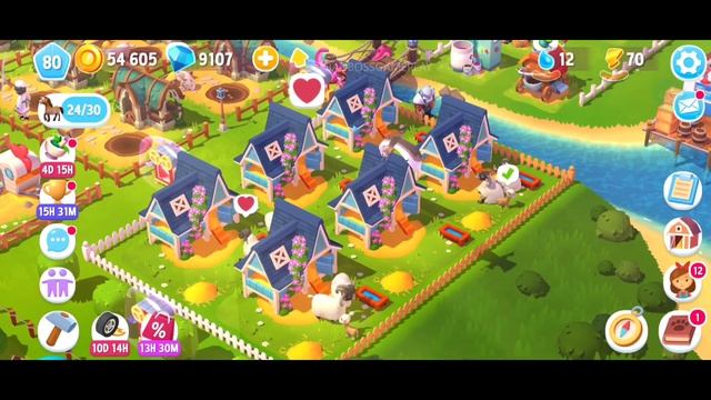 FarmVille 3 - Level 80 Gameplay Walkthrough HD смотреть онлайн