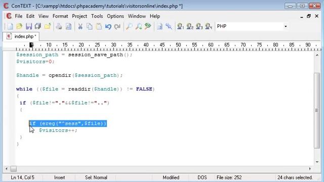 PHP Tutorials Count Visitors Currently Online Part 2 YouTube смотреть онлайн